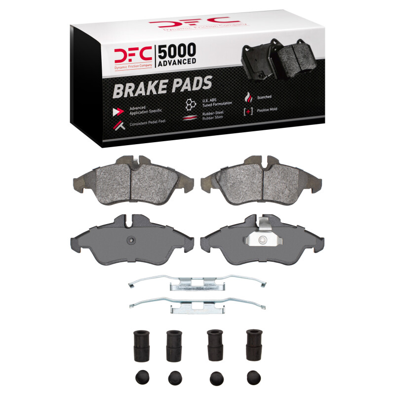Dodge Sprinter 3500 Brake Pads - Front - DFC - 5000 Advanced Low Metallic - `02-`06