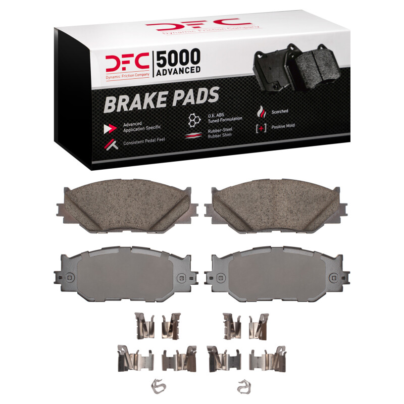 Lexus IS250 Brake Pads - Front - DFC - 5000 Advanced Low Metallic - `06-`15