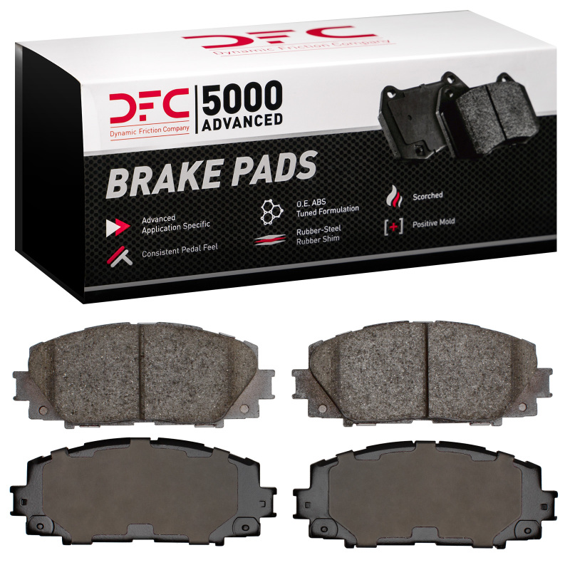 Toyota Yaris Brake Pads - Front - DFC - 5000 Advanced Ceramic - `06-`18