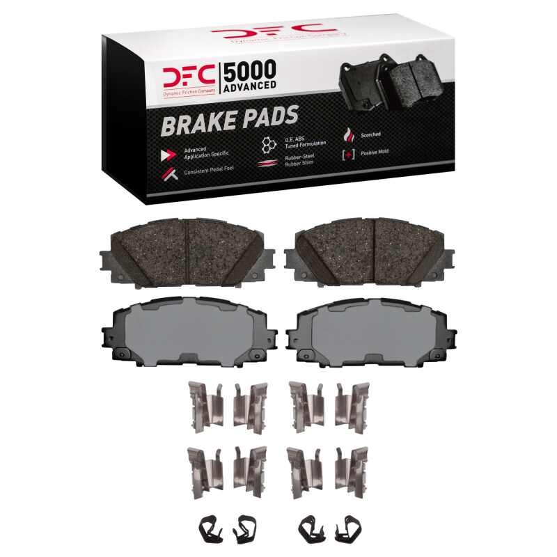 Toyota Prius AWD-e Brake Pads - Front - DFC - 5000 Advanced Ceramic - `16-`22