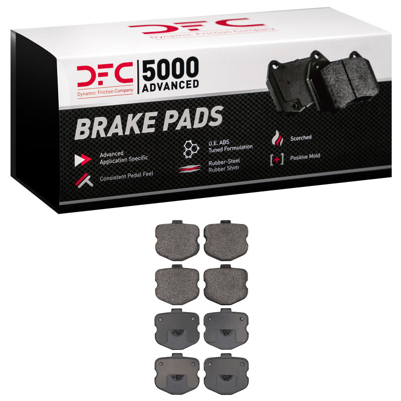 Chevrolet Corvette Brake Pads - Rear - DFC - 5000 Advanced Low Met - `06-`13