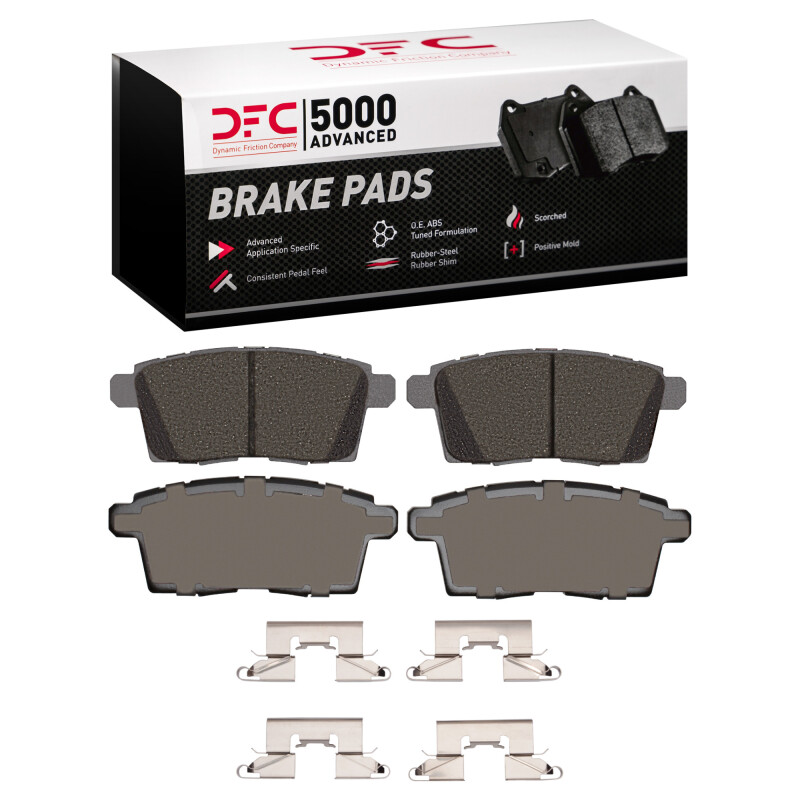 Ford Edge Brake Pads - Rear - DFC - 5000 Advanced Ceramic - `07-`15