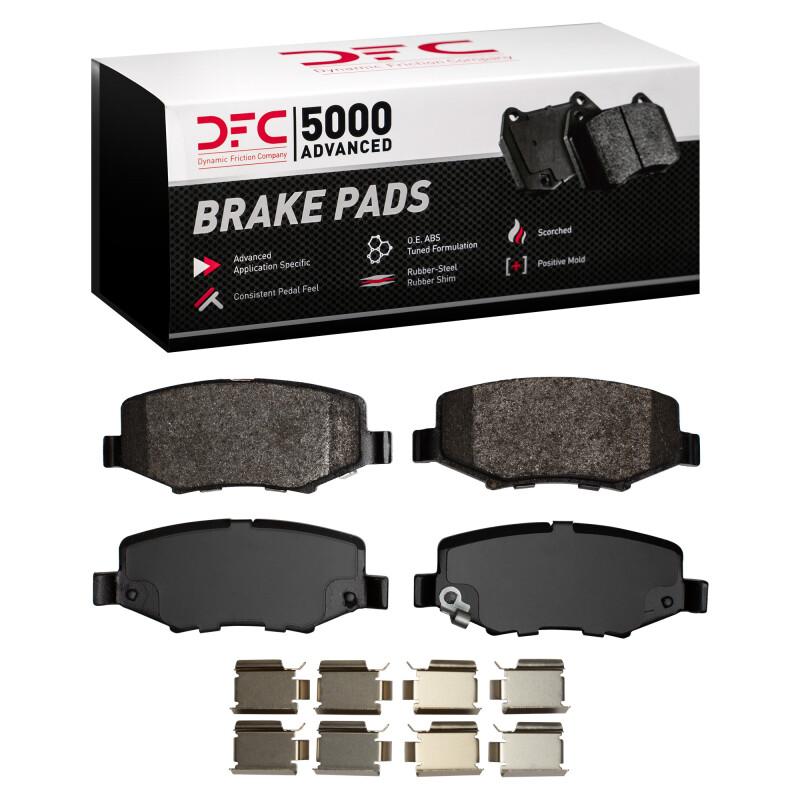 Dodge Nitro Brake Pads - Rear - DFC - 5000 Advanced Semi-Metallic - `07-`18