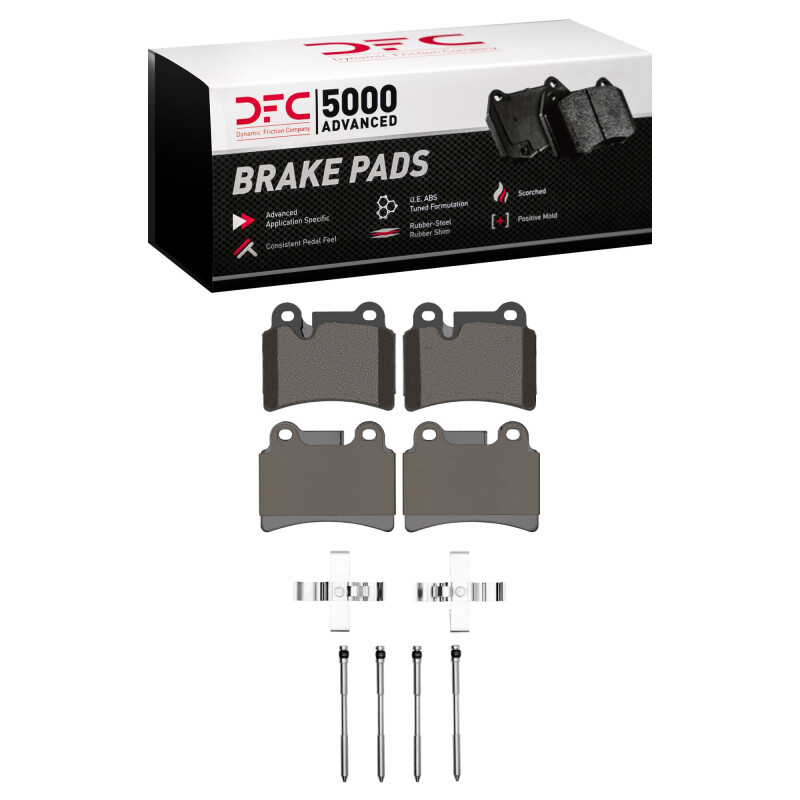 Volkswagen Touareg Brake Pads - Rear - DFC - 5000 Advanced Low Metallic - `07-`09