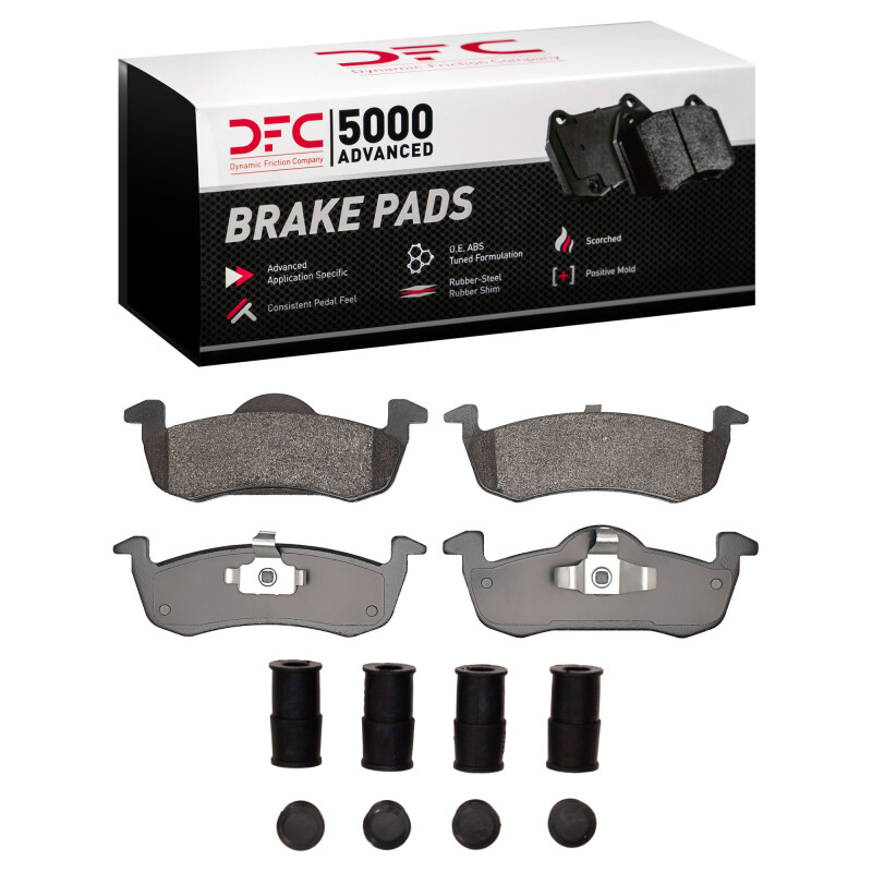 Ford Expedition Brake Pads - Rear - DFC - 5000 Advanced Semi Metallic - `07-`16