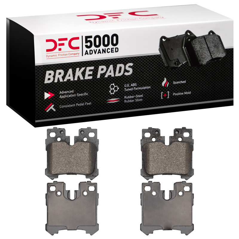 Lexus LS460 Brake Pads - Rear - DFC - 5000 Advanced Low Metallic - `07-`17