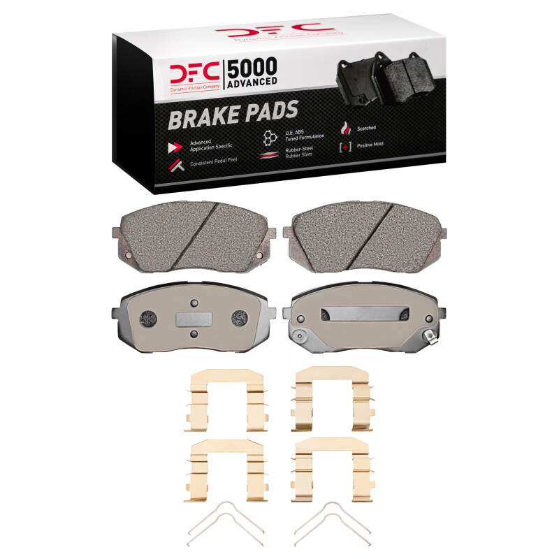Hyundai Tucson Brake Pads - Front - DFC - 5000 Advanced Ceramic - `10-`17