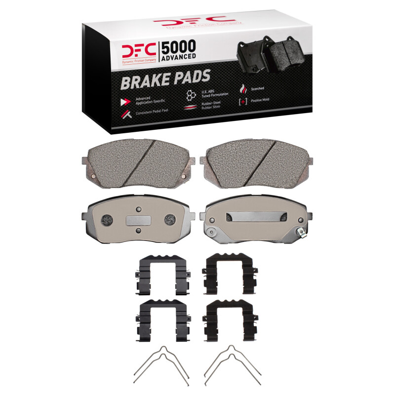 Hyundai Sonata Brake Pads - Front - DFC - 5000 Advanced Ceramic - 2015
