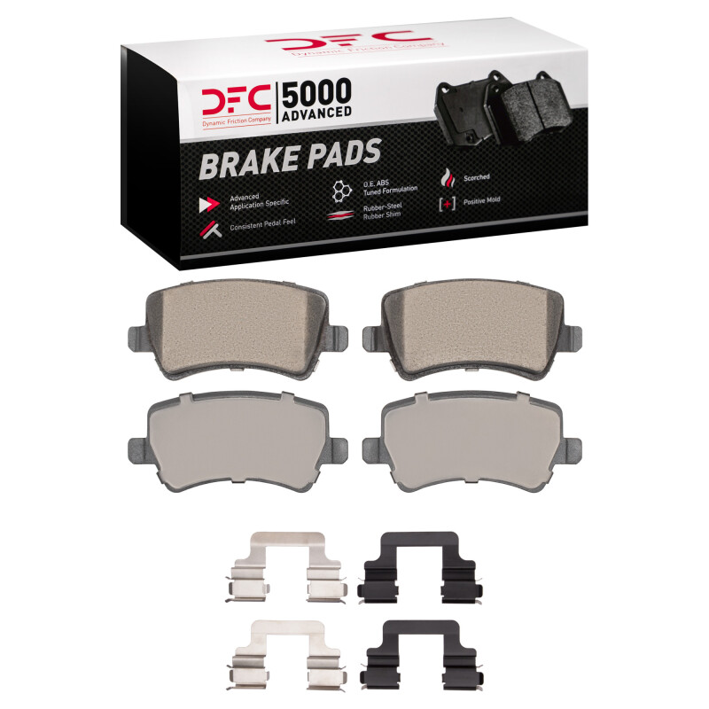 Volvo V60 Brake Pads - Rear - DFC - 5000 Advanced Ceramic - `07-`18