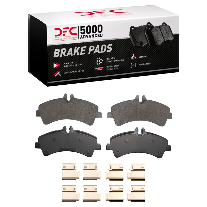 Dodge Sprinter 3500 Brake Pads - Rear - DFC - 5000 Advanced Semi Metallic - `06-`18