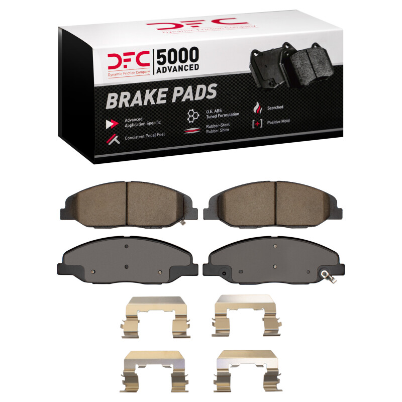 Cadillac CTS Brake Pads - Front - DFC - 5000 Advanced Ceramic - `08-`14