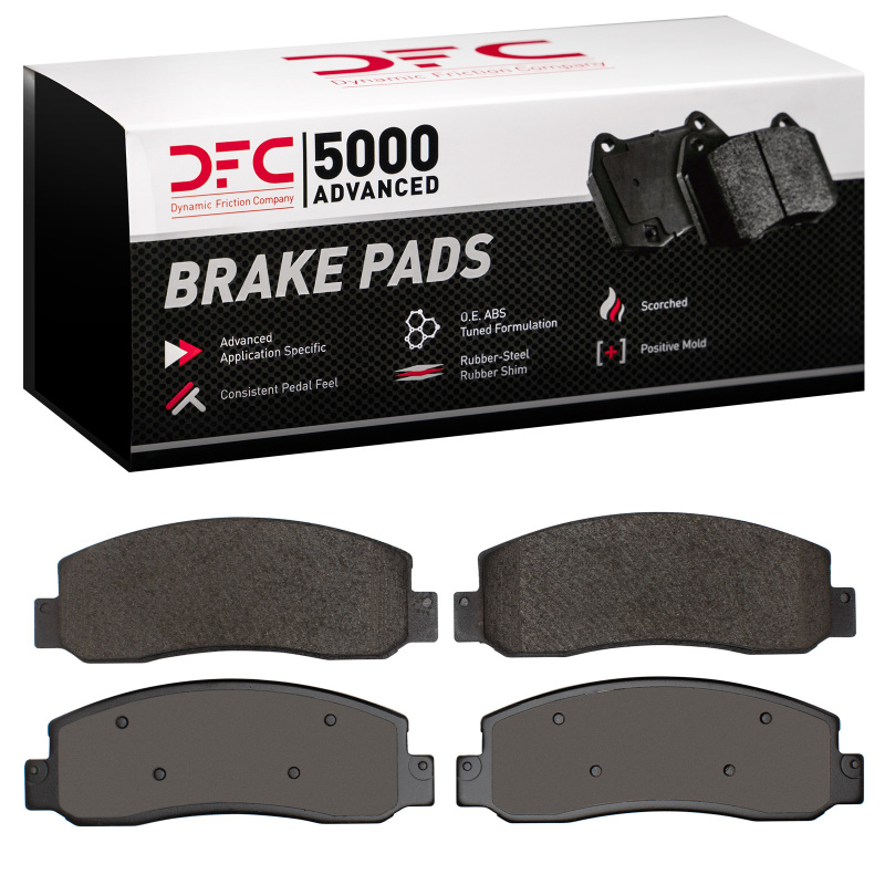 Ford F-350 Super Duty Brake Pads - Front - DFC - 5000 Advanced Semi Metallic - `10-`12