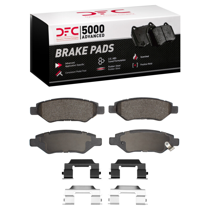 Cadillac CTS Brake Pads - Rear - DFC - 5000 Advanced Ceramic - `08-`16