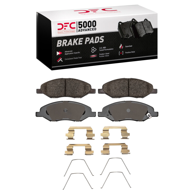 Nissan Tiida Brake Pads - Front - DFC - 5000 Advanced Ceramic - `07-`17