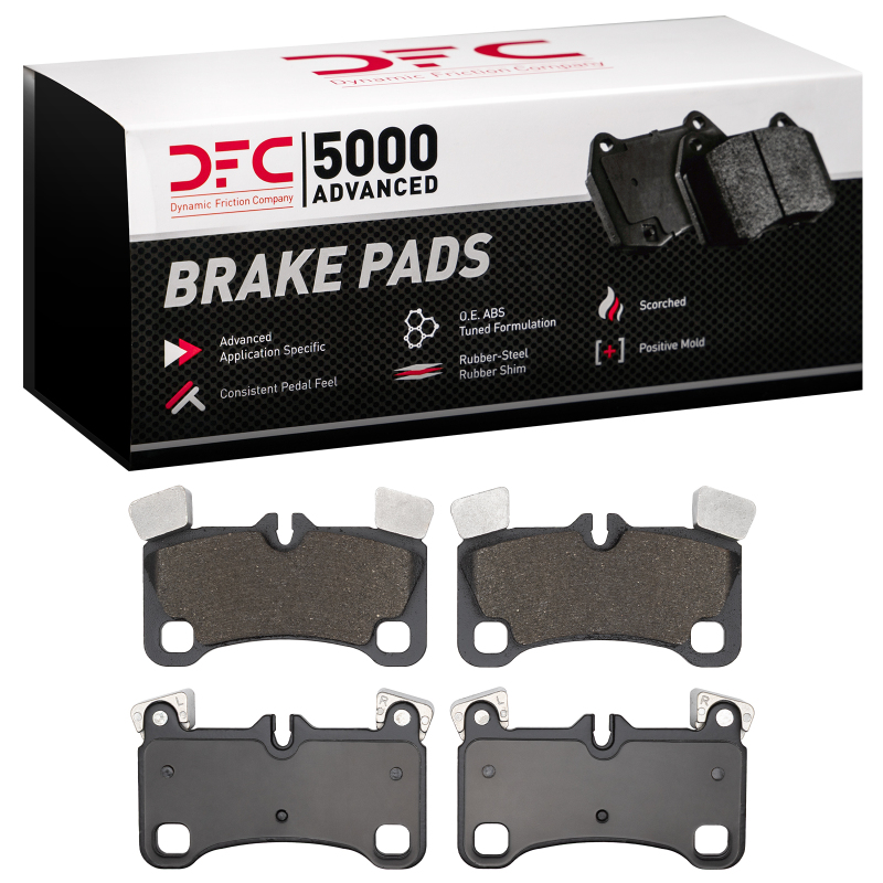 Porsche Cayenne Brake Pads - Rear - DFC - 5000 Advanced Low Metallic - `08-`10