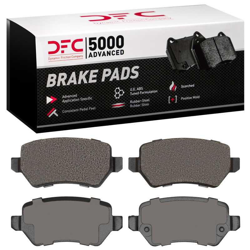 Chevrolet Zafira Brake Pads - Rear - DFC - 5000 Advanced Low Metallic - `02-`08