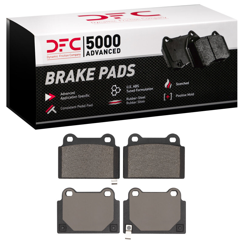 Mitsubishi Lancer Brake Pads - Rear - DFC - 5000 Advanced Low Metallic - `08-`15