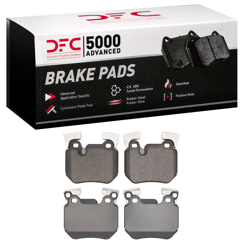BMW 135IS Brake Pads - Rear - DFC - 5000 Advanced Low Metallic - `06-`13