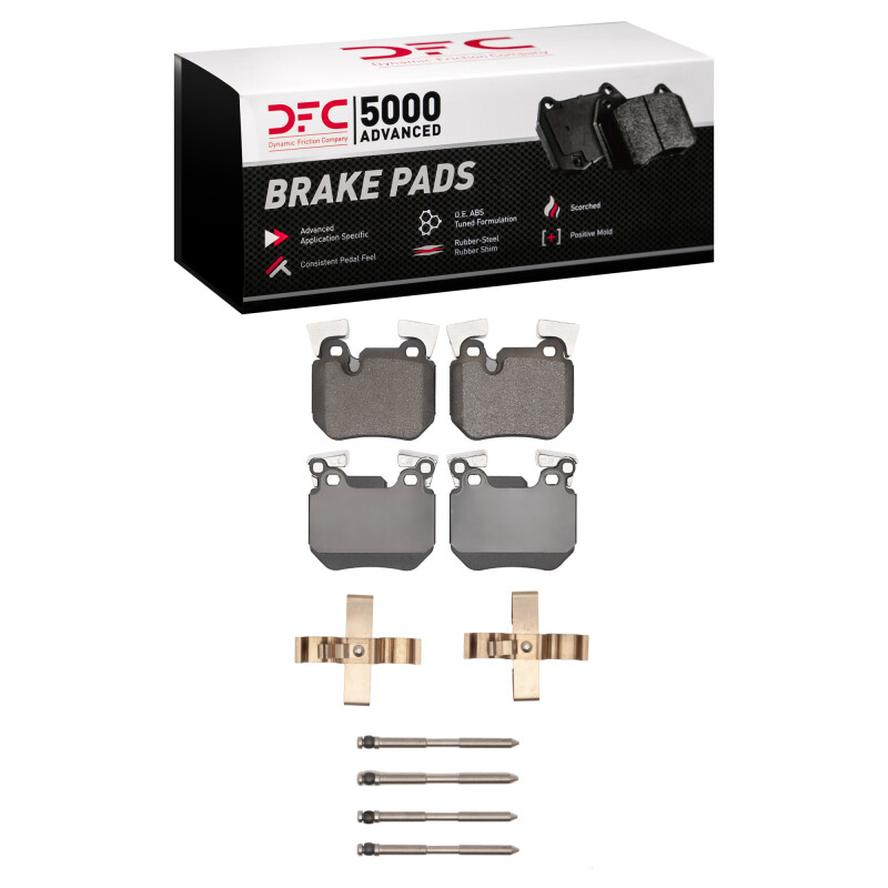 BMW 135I Brake Pads - Rear - DFC - 5000 Advanced Low Metallic - `06-`13