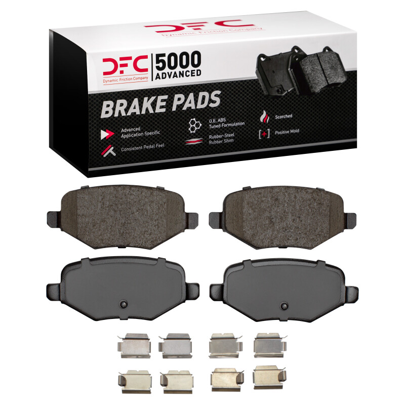 Ford Edge Brake Pads - Rear - DFC - 5000 Advanced Ceramic - `11-`19