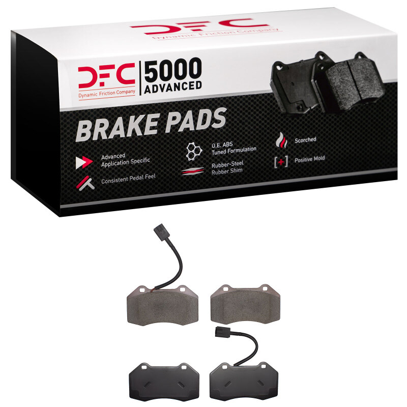 Alfa Romeo 4C Brake Pads - Front - DFC - 5000 Advanced Low Metallic - `15-`20