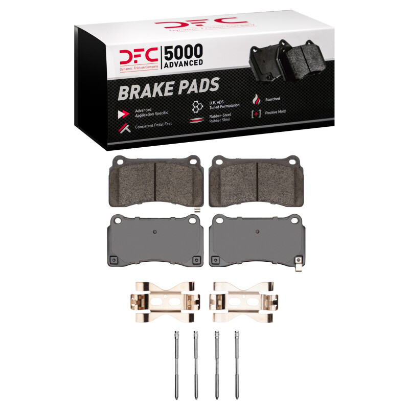 Nissan GT-R Brake Pads - Rear - DFC - 5000 Advanced Low Metallic - `09-`24
