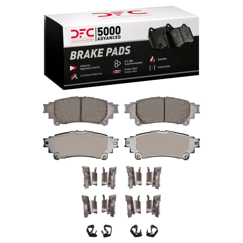 Lexus RC200T Brake Pads - Rear - DFC - 5000 Advanced Ceramic - `13-`20
