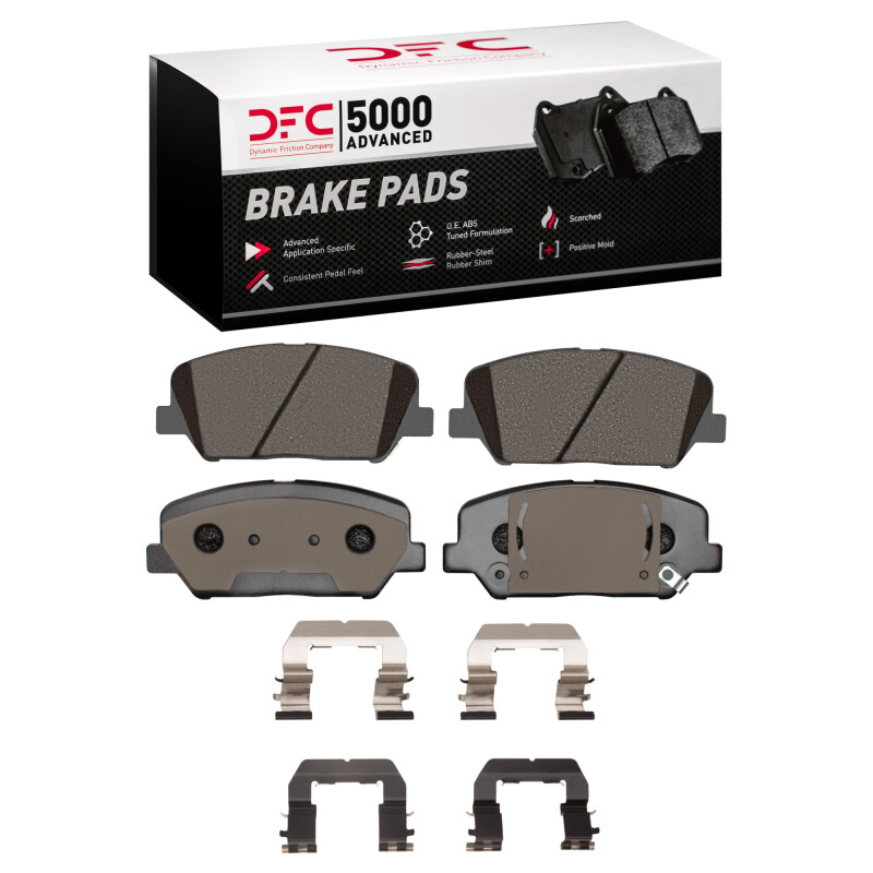Hyundai Genesis Coupe Brake Pads - Front - DFC - 5000 Advanced Ceramic - `10-`16