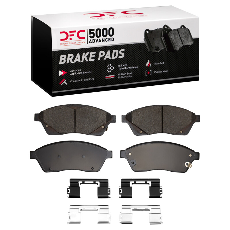 Cadillac SRX Brake Pads - Front - DFC - 5000 Advanced Low Metallic - `10-`16