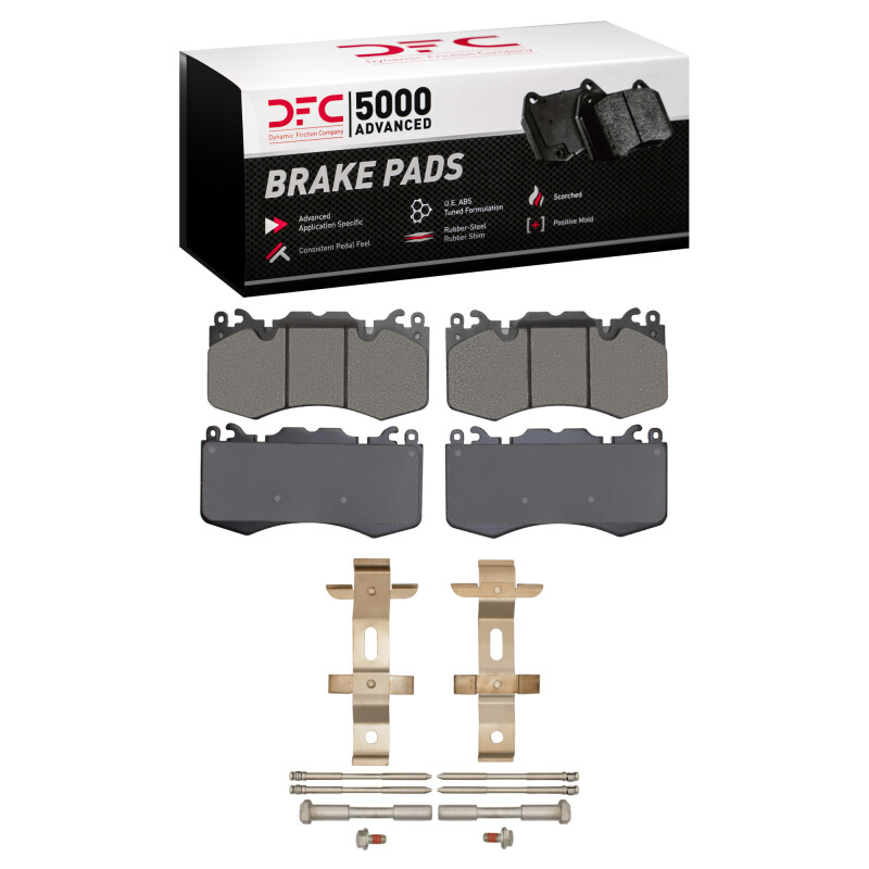 Land Rover Range Rover Sport Brake Pads - Front - DFC - 5000 Advanced Low Metallic - `10-`22