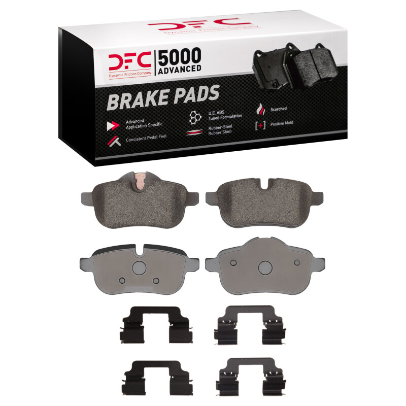 BMW Z4 Brake Pads - Rear - DFC - 5000 Advanced Low Metallic - `09-`10