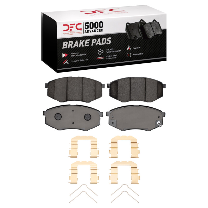 Hyundai Tucson Brake Pads - Front - DFC - 5000 Advanced Ceramic - `10-`11