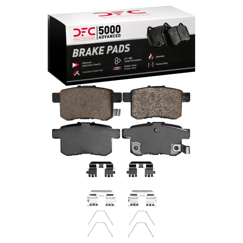 Acura TSX Brake Pads - Rear - DFC - 5000 Advanced Ceramic - `08-`17