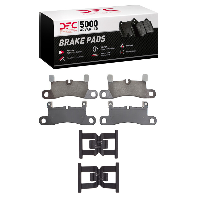 Porsche Cayenne Brake Pads - Rear - DFC - 5000 Advanced Ceramic - `11-`18
