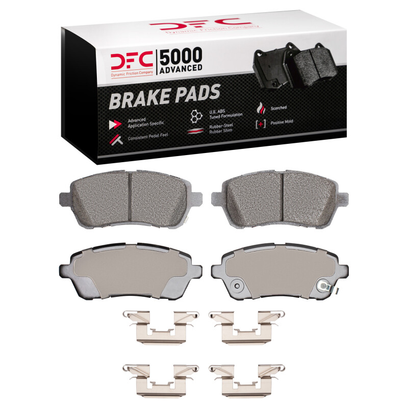 Ford Fiesta Brake Pads - Front - DFC - 5000 Advanced Ceramic - `11-`19