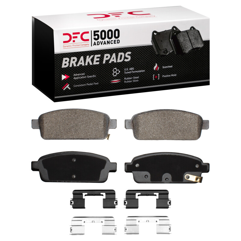 Cadillac ELR Brake Pads - Rear - DFC - 5000 Advanced Ceramic - 2016