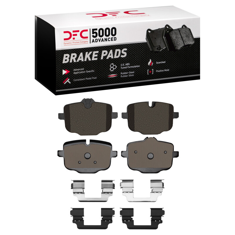 BMW 640i Brake Pads - Rear - DFC - 5000 Advanced Ceramic - `11-`19