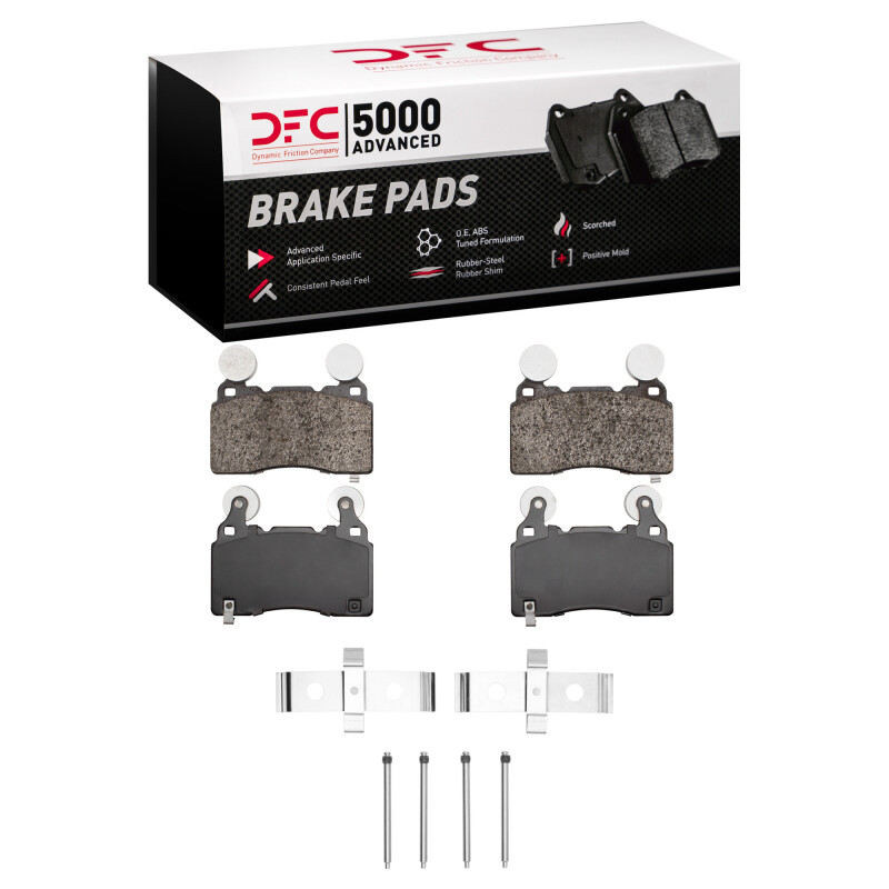 Chevrolet Camaro Brake Pads - Front - DFC - 5000 Advanced Low Metallic - `10-`15