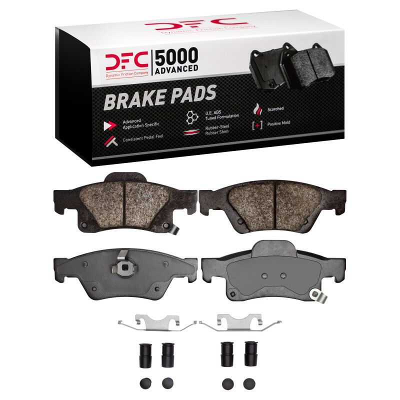 Dodge Durango Brake Pads - Rear - DFC - 5000 Advanced Ceramic - `11-`25