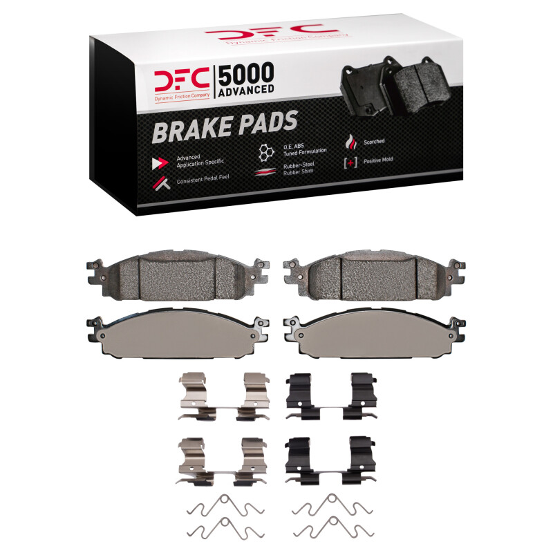 Ford Explorer Brake Pads - Front - DFC - 5000 Advanced Ceramic - `11-`19