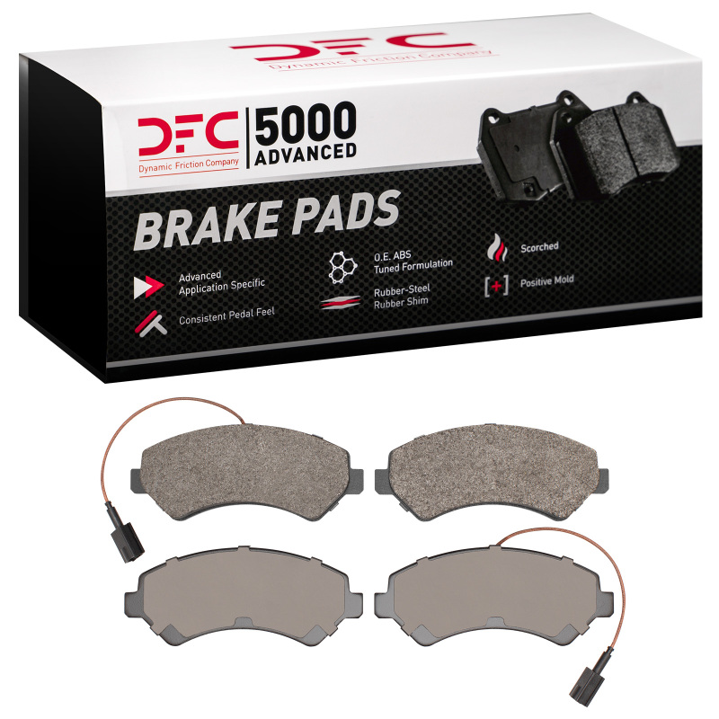 Ram ProMaster 3500 Brake Pads - Front - DFC - 5000 Advanced Semi Metallic - `14-`22