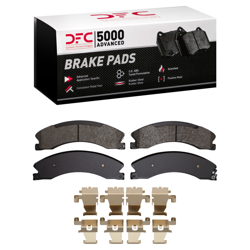 Chevrolet Suburban 3500 HD Brake Pads - Rear/Front - DFC - 5000 Advanced Ceramic - `09-`24