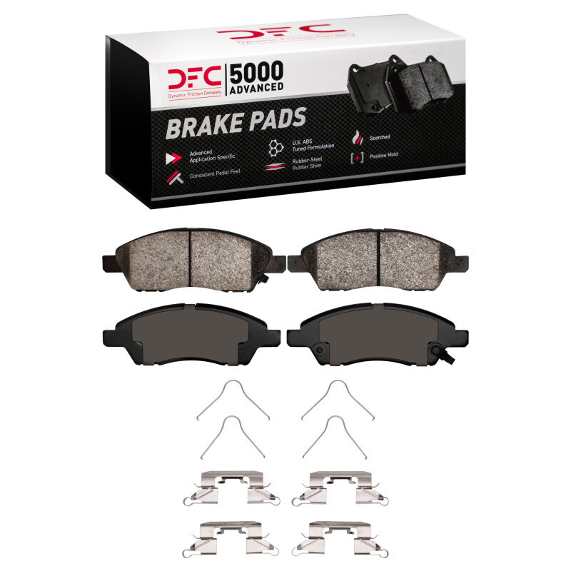Nissan Versa Brake Pads - Front - DFC - 5000 Advanced Ceramic - `11-`25