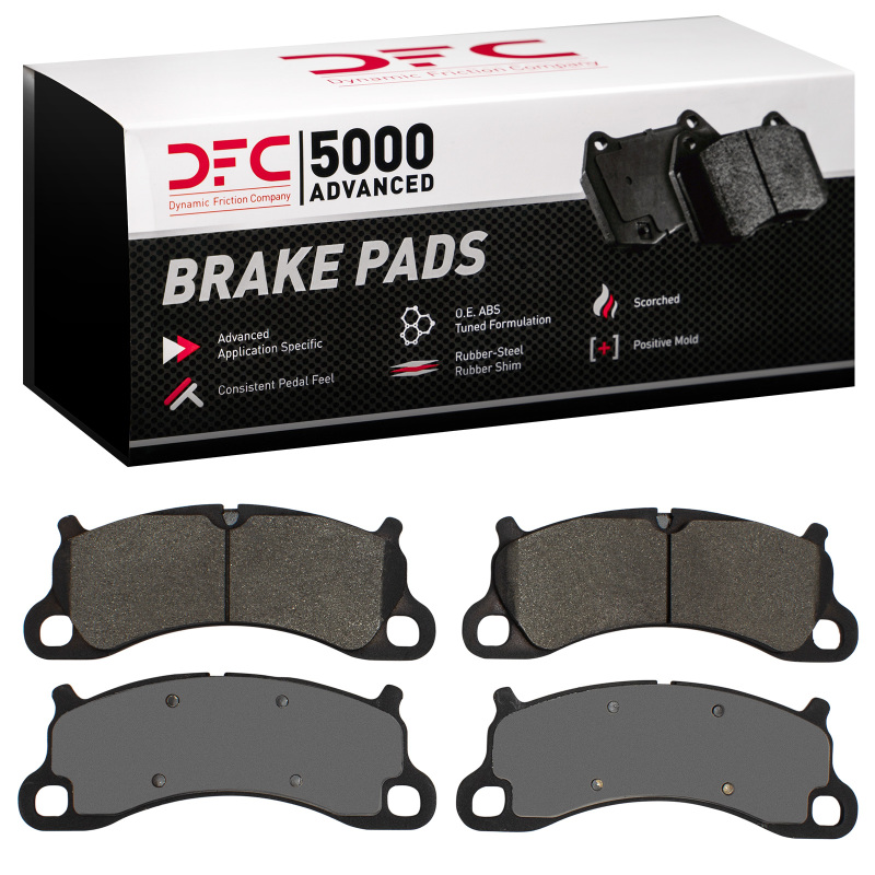 Porsche Boxster Brake Pads - Front - DFC - 5000 Advanced Low Metallic - `12-`16