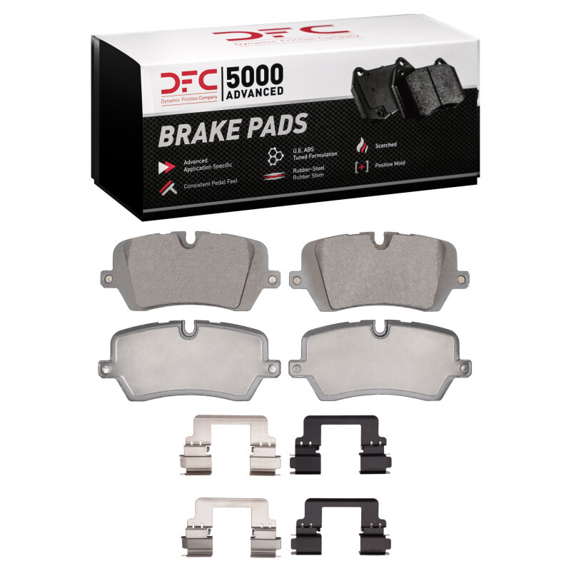 Land Rover Range Rover Brake Pads - Rear - DFC - 5000 Advanced Low-Metallic - `13-`22