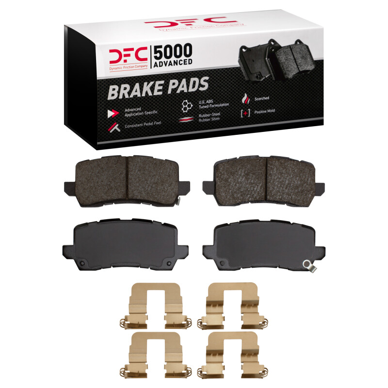 Acura MDX Brake Pads - Rear - DFC - 5000 Advanced Ceramic - `17-`25