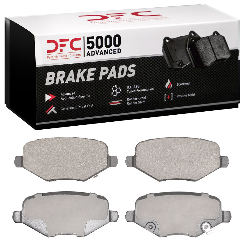 Chrysler Town & Country Brake Pads - Rear - DFC - 5000 Advanced Ceramic - `09-`16
