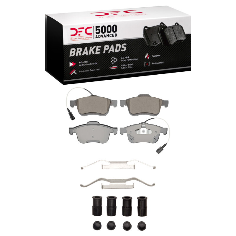 Ram ProMaster City Brake Pads - Front - DFC - 5000 Advanced Ceramic - `15-`20