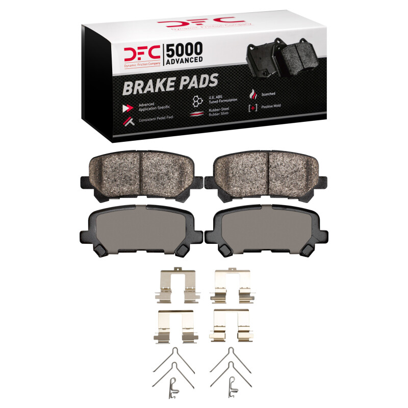 Acura ZDX Brake Pads - Rear - DFC - 5000 Advanced Ceramic - `07-`25