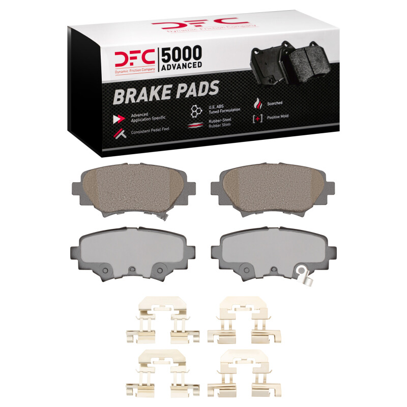 Mazda 3 Brake Pads - Rear - DFC - 5000 Advanced Ceramic - `14-`18